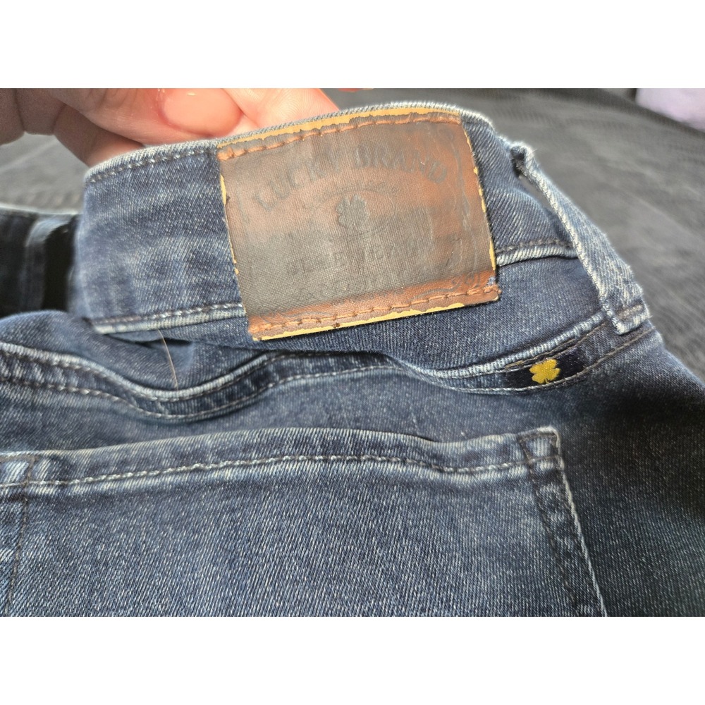 Lucky Brand Sasha Super Skinny Jeans Womens 14/32 Medium Wash Blue Denim M Rise - Picture 3 of 9